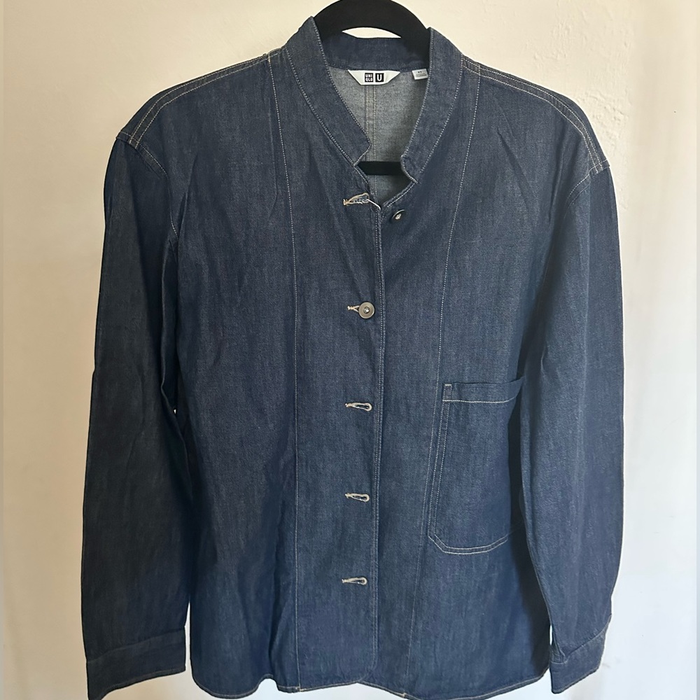 Uniqlo Utility denim jacket shirt